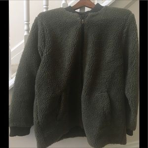Sherpa Abercrombie & Finch Jacket Women’s Large NW
